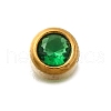 304 Stainless Steel Rhinestone Beads STAS-D310-05G-02-2