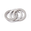Non-Tarnish 304 Stainless Steel Linking Rings STAS-G297-01P-1