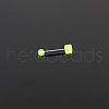 Dice 316L Surgical Stainless Steel with Acrylic Tongue Rings FS-WGEA7F0-02-1