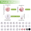 SUNNYCLUE Round & Flat Round Food Grade Eco-Friendly Silicone Beads SIL-SC0001-85-2