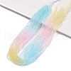 Transparent Gradient Color Glass Beads Strands GLAA-G101-2mm-16-1