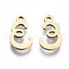 201 Stainless Steel Charms STAS-T044-217G-E-2