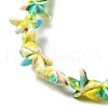 Synthetic Turquoise Dyed Beads Strands G-P507-04G-4