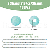 FIBLOOM 2 Strands Natural Flower Amazonite Beads Strands G-FI0001-05-2