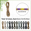SOFPLATE 60M 12 Colors 7 Inner Cores Polyester & Spandex Cord Ropes RCP-SP0001-02A-2
