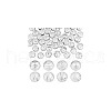 AHADERMAKER 64Pcs 4 Styles Brass Lucky Large Hole Beads KK-GA0001-59S-7