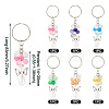 6Pcs Cat Eye Keychain KEYC-TAC00043-4