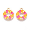 Alloy Enamel Pendants ENAM-T022-22-1