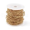 304 Stainless Steel Textured Paperclip Chains CHS-C006-07G-3