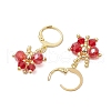 Butterfly 304 Stainless Steel Leverback Earrings for Women EJEW-MZ00380-03-4