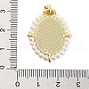 Rack Plating Brass Enamel Pendants X-KK-C056-07G-08-3