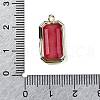 Natural Dyed Jade Pendants G-U019-04G-08-3