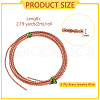 2-Ply Brass Jewelry Wire KK-WH0084-26B-2
