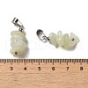 Natural New Jade Chip Pendants G-H307-07P-08-3