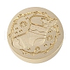 Christmas Series Wax Seal Brass Stamp Head AJEW-M037-01G-11-2
