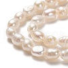Natural Cultured Freshwater Pearl Beads Strands PEAR-L033-61-01-2