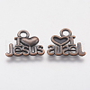 Tibetan Style Alloy Pendants X-PALLOY-2390-R-FF-2