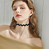 DICOSMETIC 26 Yards Polyester Wave Bending Fringe Trim DIY-DC0002-42B-7