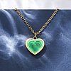 304 Stainless Steel Geometric Pendant Necklaces for Women NJEW-M106-02A-G-2