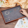 Rectangle Spray Painted Wooden Jewelry Display Trays FIND-WH0152-187B-3