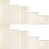 SUNNYCLUE 100Pcs 5 Styles  Brass Flat Head Pins KK-SC0005-33-1