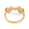 304 Stainless Steel Heart Finger Ring for Women RJEW-C086-10-G-3