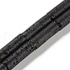 Synthetic Lava Rock Dyed Beads Strands G-H311-06-02-1