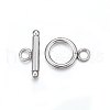 Tarnish Resistant 201 Stainless Steel Toggle Clasps STAS-F174-02P-A-2