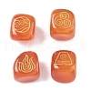 4Pcs 4 Styles Natural Carnelian Display Decorations G-F786-03A-02-1