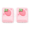 Opaque Resin Imitation Food Cabochons CRES-YWC0002-01A-3