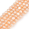 Natural Cultured Freshwater Pearl Beads Strands PEAR-P064-19G-12C-2
