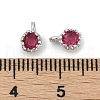 Brass Pave Cubic Zirconia Pendants KK-H204-03P-05-3