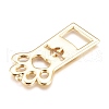 Alloy Open Back Bezel Pendants PALLOY-M184-01LG-RS-3