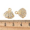 Alloy Crystal Rhinestone Pendants PALLOY-E775-11G-3