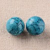 Synthetic Turquoise  Round Ball Beads G-I170-16mm-03-2