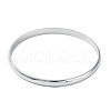 Non-Tarnish Fashion Polished 304 Stainless Steel Plain Bangles BJEW-L664-024C-P-01-2