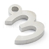 Non-Tarnish 304 Stainless Steel Charms STAS-G244-01E-3