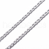 304 Stainless Steel Curb Chain Necklaces NJEW-K099-04P-2