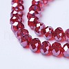 Electroplate Glass Beads Strands EGLA-A034-T4mm-A06-3