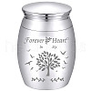 CREATCABIN 1Pc Alloy Cremation Urn AJEW-CN0001-69I-1