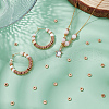   150Pcs Real Rose Gold Plated Brass Spacer Beads KK-PH0010-92RG-5