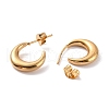 Vacuum Plating 304 Stainless Steel Crescent Moon Stud Earrings for Women EJEW-F280-05B-G-2