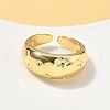 Brass Cuff Rings RJEW-V009-07G-2