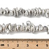 Electroplated Shell Pearl Beads Strands BSHE-M036-01B-4
