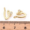 Brass Micro Pave Cubic Zirconia Charms KK-N263-97G-V-3