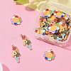 40Pcs 2 Style Alloy Enamel Pendants ENAM-LS0001-14LG-6