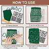 Silicone Clay Texture Mat AJEW-WH0447-027-3