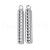 Tarnish Resistant 304 Stainless Steel Pendant Cabochon Settings STAS-C066-15P-2