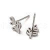 304 Stainless Steel Stud Earrings X-EJEW-P244-07P-2