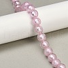 Handmade Silver Foil Glass Beads Strands FOIL-F002-01C-1